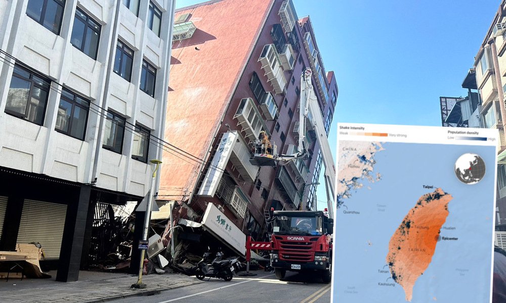 7.4 Magnitude Earthquake Strikes Taiwan Tectonic Zone